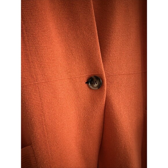 Maeve Anthropologie Cheri Longline Cardigan Sweater Blazer Orange X-Large - Picture 4 of 10